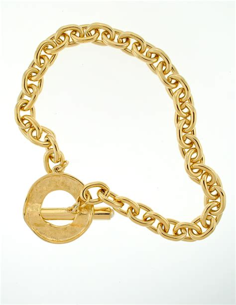 vintage givenchy gold coin choker|Givenchy long chain necklace.